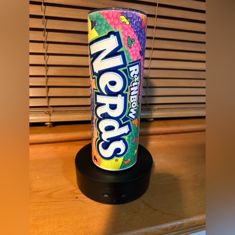 Candy Nerds Theme 20oz Skinny Stainless Steel Tumbler